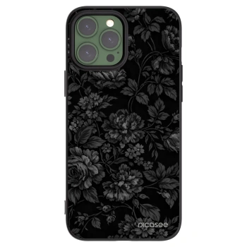 Picasee fekete szilikon tok az alábbi mobiltelefonokra Apple iPhone 13 Pro Max - Dark Romance