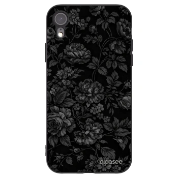 Picasee fekete szilikon tok az alábbi mobiltelefonokra Apple iPhone XR - Dark Romance