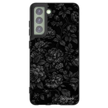 Picasee fekete szilikon tok az alábbi mobiltelefonokra Samsung Galaxy S21 FE 5G - Dark Romance