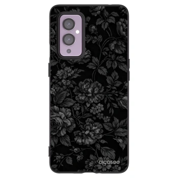 Picasee fekete szilikon tok az alábbi mobiltelefonokra OnePlus 9 - Dark Romance