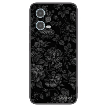 Picasee fekete szilikon tok az alábbi mobiltelefonokra Xiaomi Redmi Note 12 5G - Dark Romance