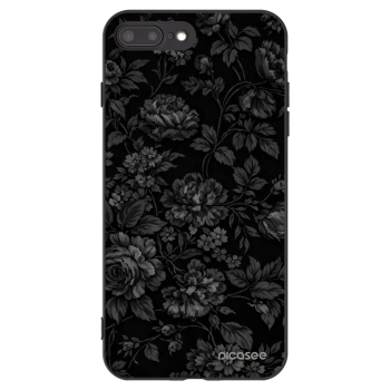 Picasee fekete szilikon tok az alábbi mobiltelefonokra Apple iPhone 8 Plus - Dark Romance