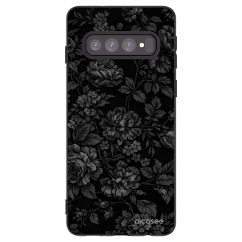 Picasee fekete szilikon tok az alábbi mobiltelefonokra Samsung Galaxy S10 G973 - Dark Romance