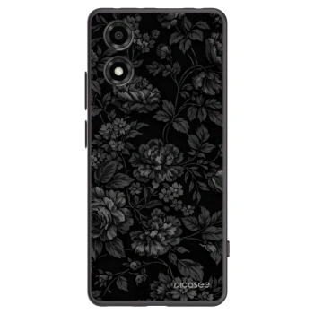 Picasee fekete szilikon tok az alábbi mobiltelefonokra Motorola Moto E14 - Dark Romance