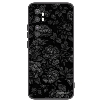 Picasee fekete szilikon tok az alábbi mobiltelefonokra Xiaomi Mi Note 10 Lite - Dark Romance