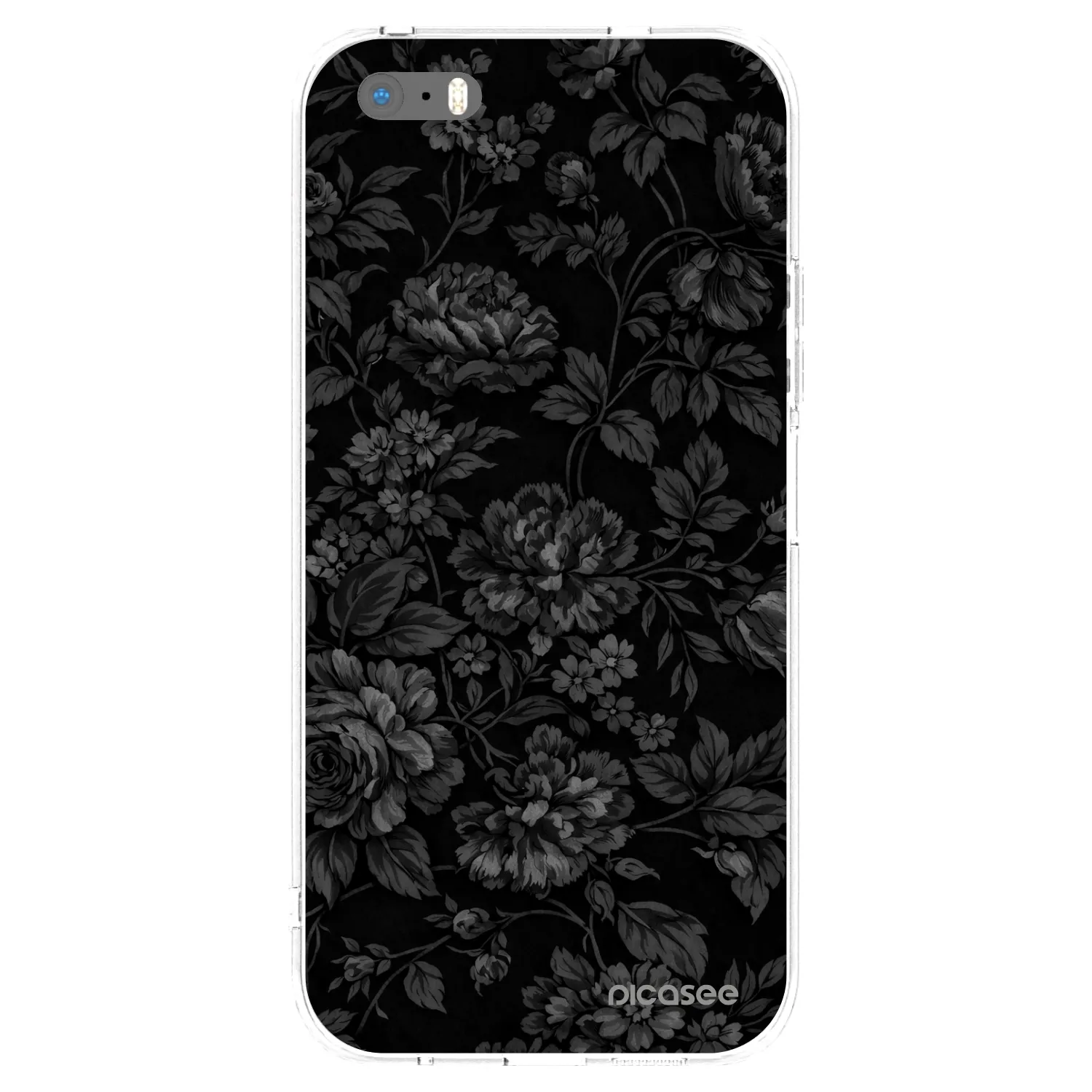 Picasee átlátszó szilikon tok az alábbi mobiltelefonokra Apple iPhone 5/5S/SE - Dark Romance