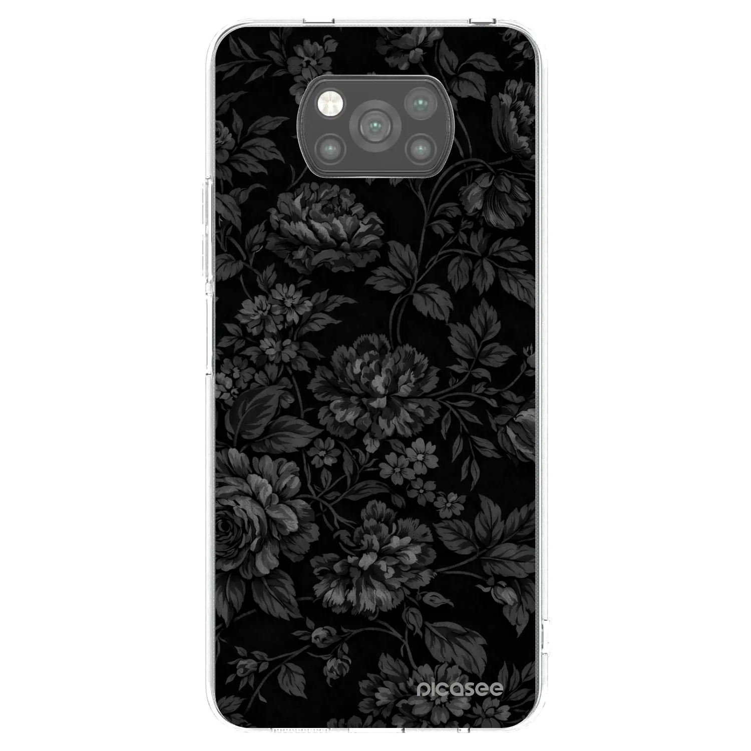 Picasee fekete szilikon tok az alábbi mobiltelefonokra Xiaomi Poco X3 - Dark Romance