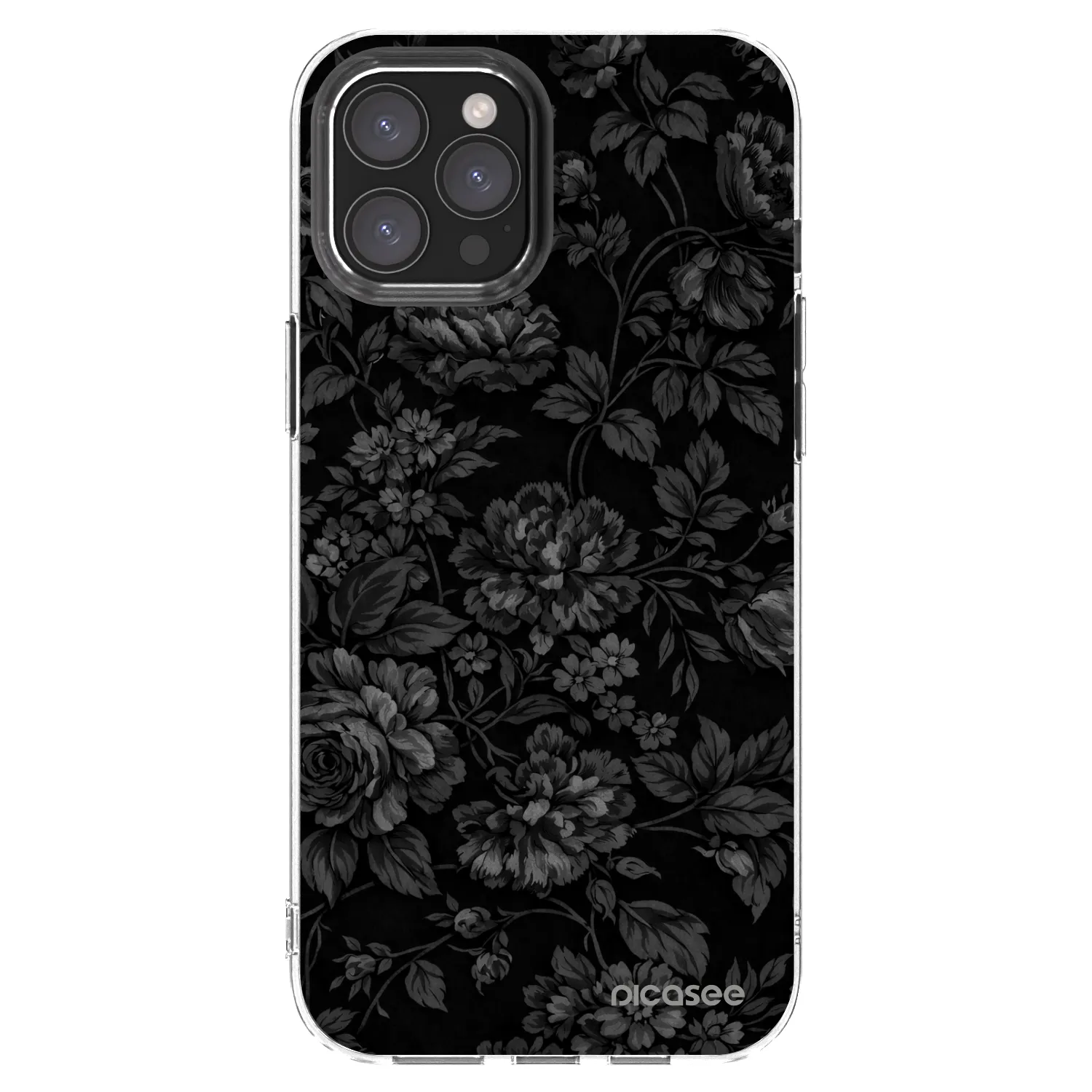 Picasee átlátszó szilikon tok az alábbi mobiltelefonokra Apple iPhone 12 Pro Max - Dark Romance