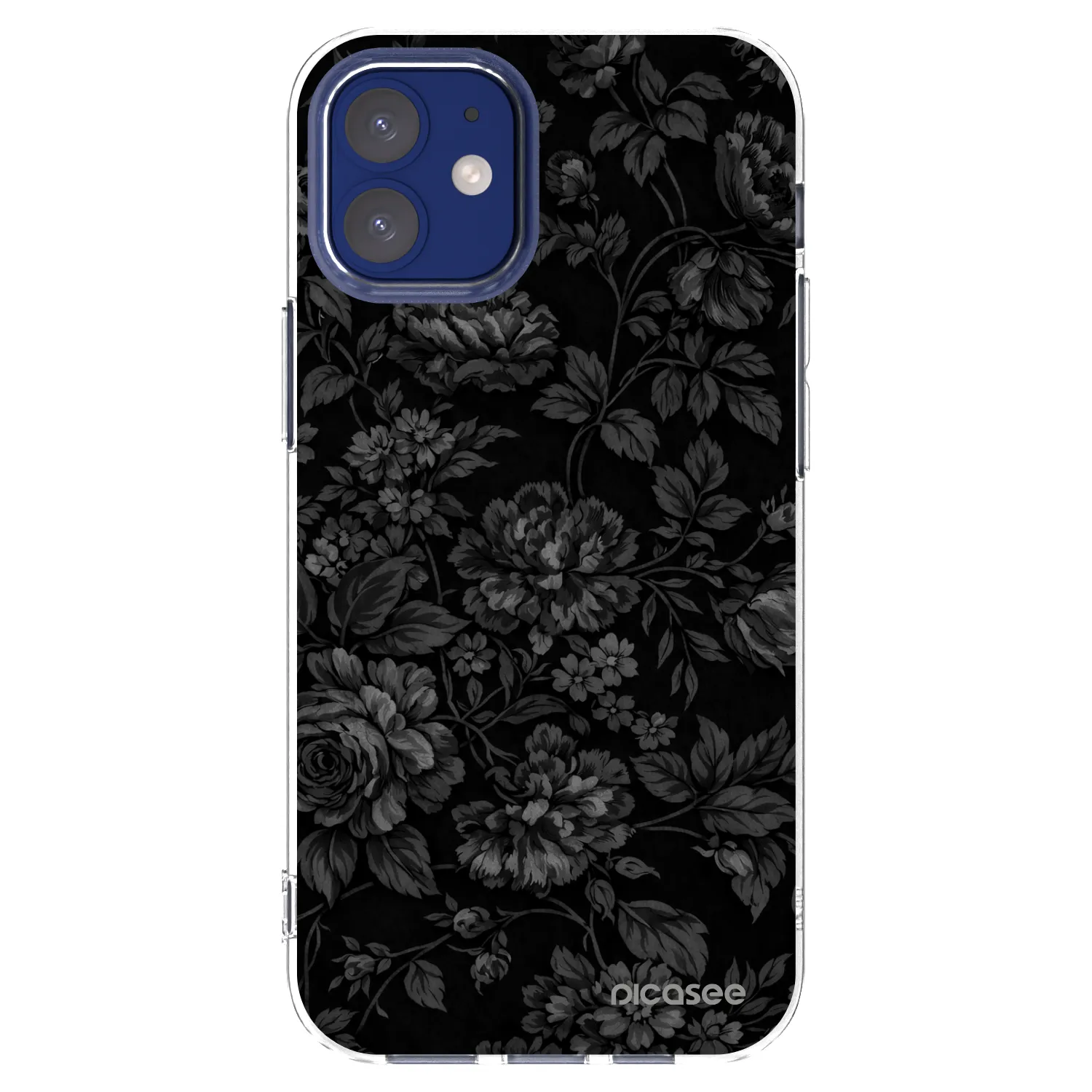 Picasee átlátszó szilikon tok az alábbi mobiltelefonokra Apple iPhone 12 mini - Dark Romance