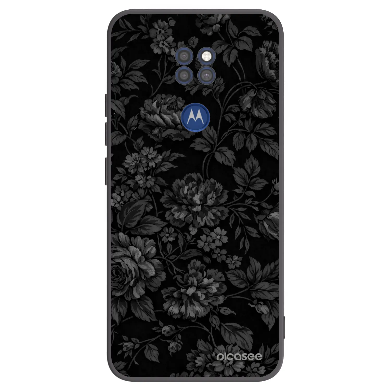 Picasee fekete szilikon tok az alábbi mobiltelefonokra Motorola Moto G9 Play - Dark Romance