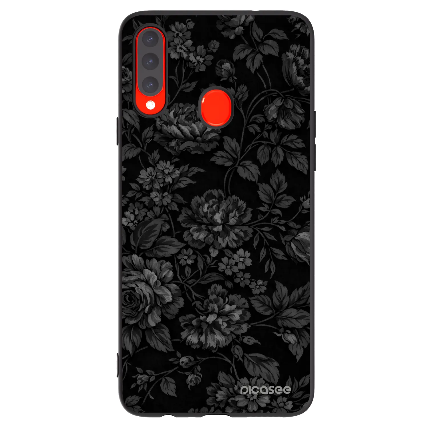 Picasee fekete szilikon tok az alábbi mobiltelefonokra Samsung Galaxy A20s - Dark Romance
