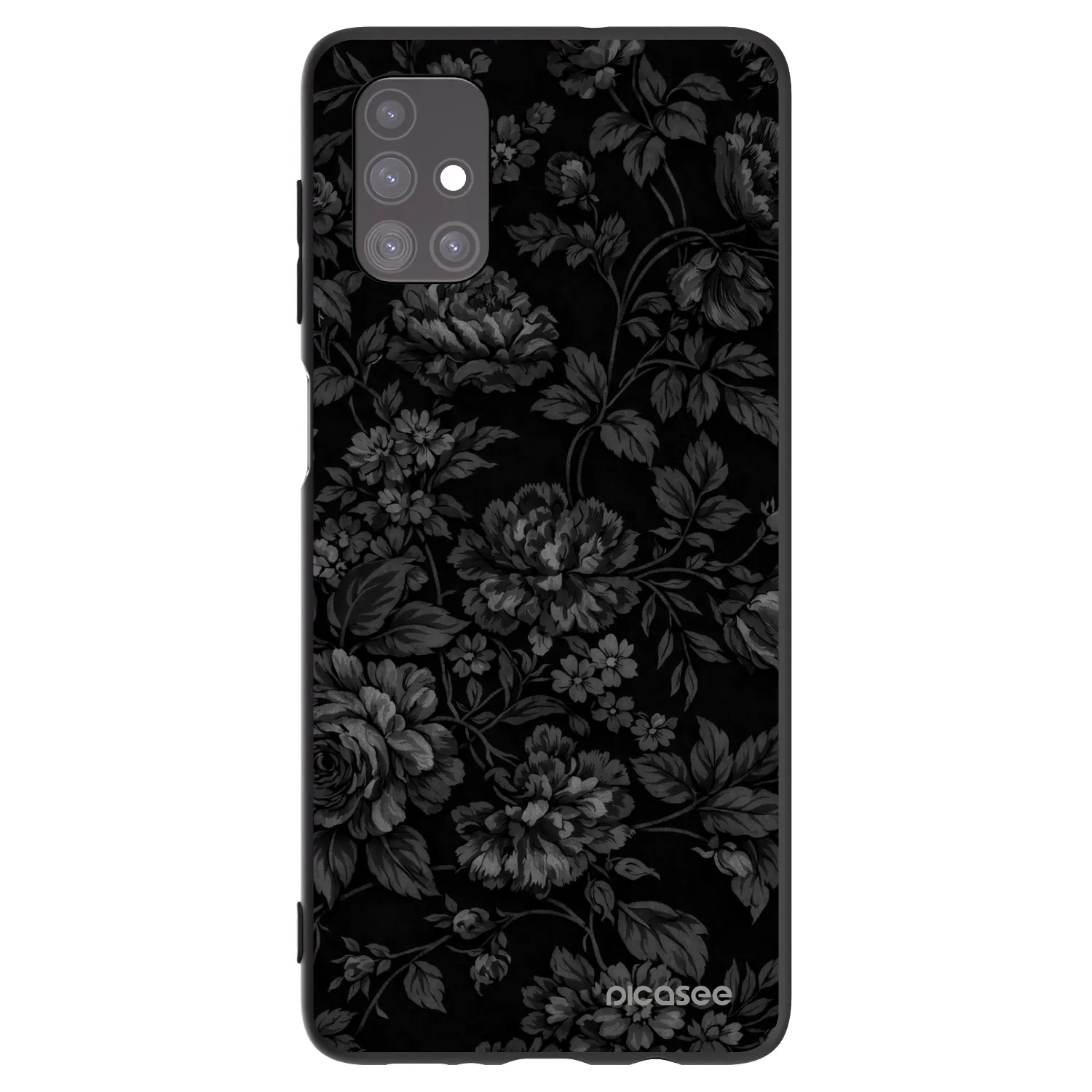 Picasee fekete szilikon tok az alábbi mobiltelefonokra Samsung Galaxy M51 M515F - Dark Romance