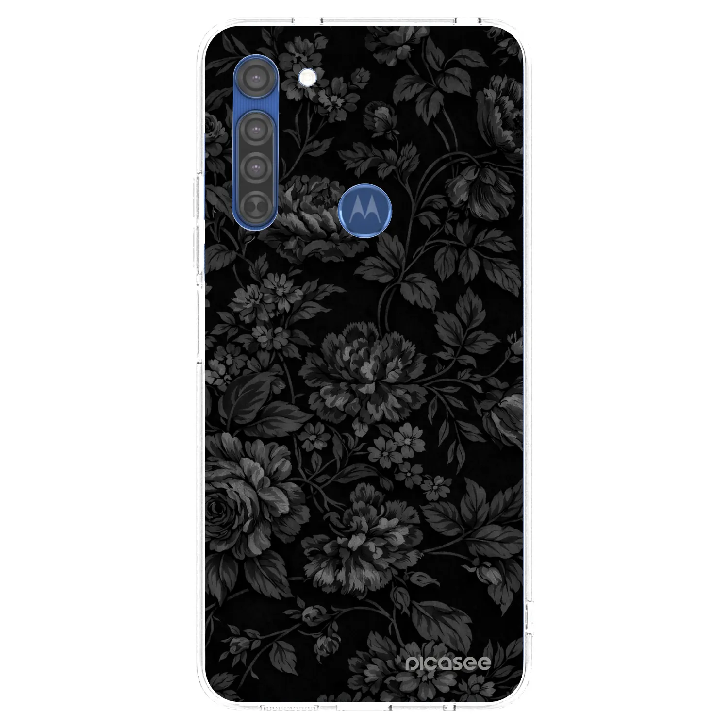 Picasee átlátszó szilikon tok az alábbi mobiltelefonokra Motorola Moto G8 - Dark Romance