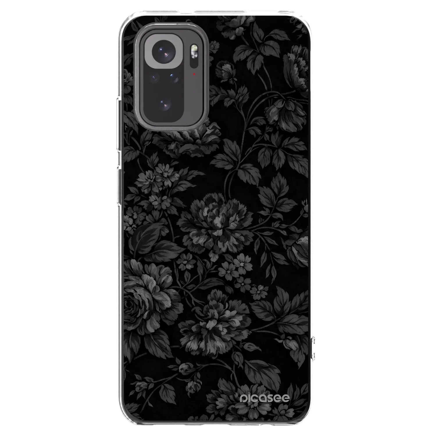 Picasee átlátszó szilikon tok az alábbi mobiltelefonokra Xiaomi Redmi Note 10 - Dark Romance