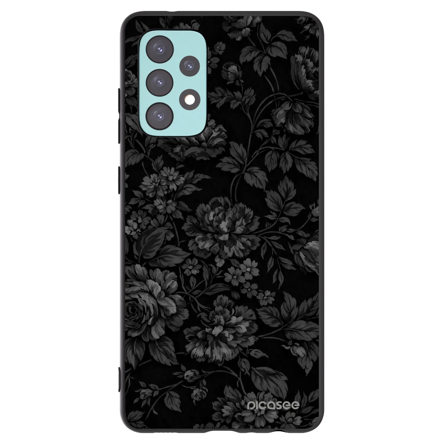 Picasee fekete szilikon tok az alábbi mobiltelefonokra Samsung Galaxy A72 A725F - Dark Romance