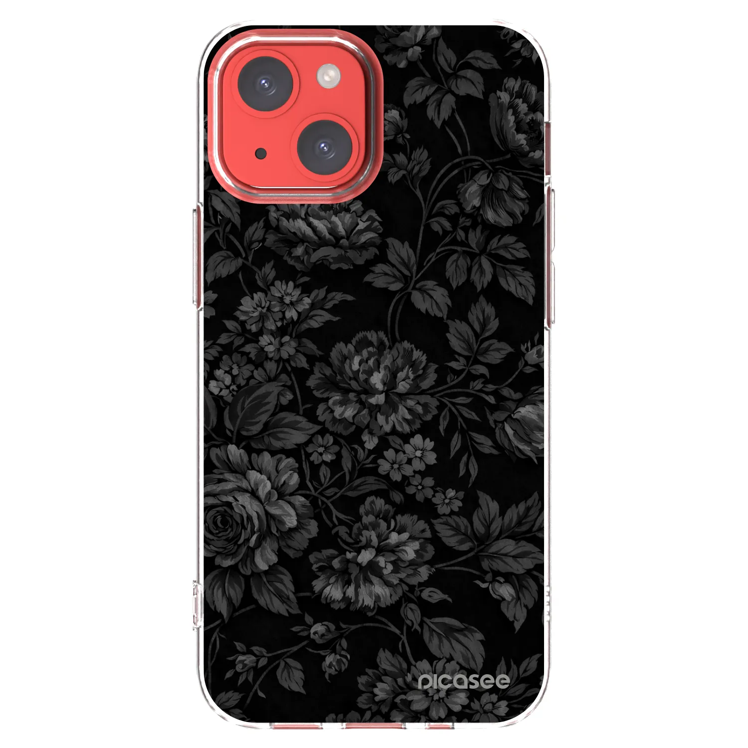 Picasee átlátszó szilikon tok az alábbi mobiltelefonokra Apple iPhone 13 mini - Dark Romance