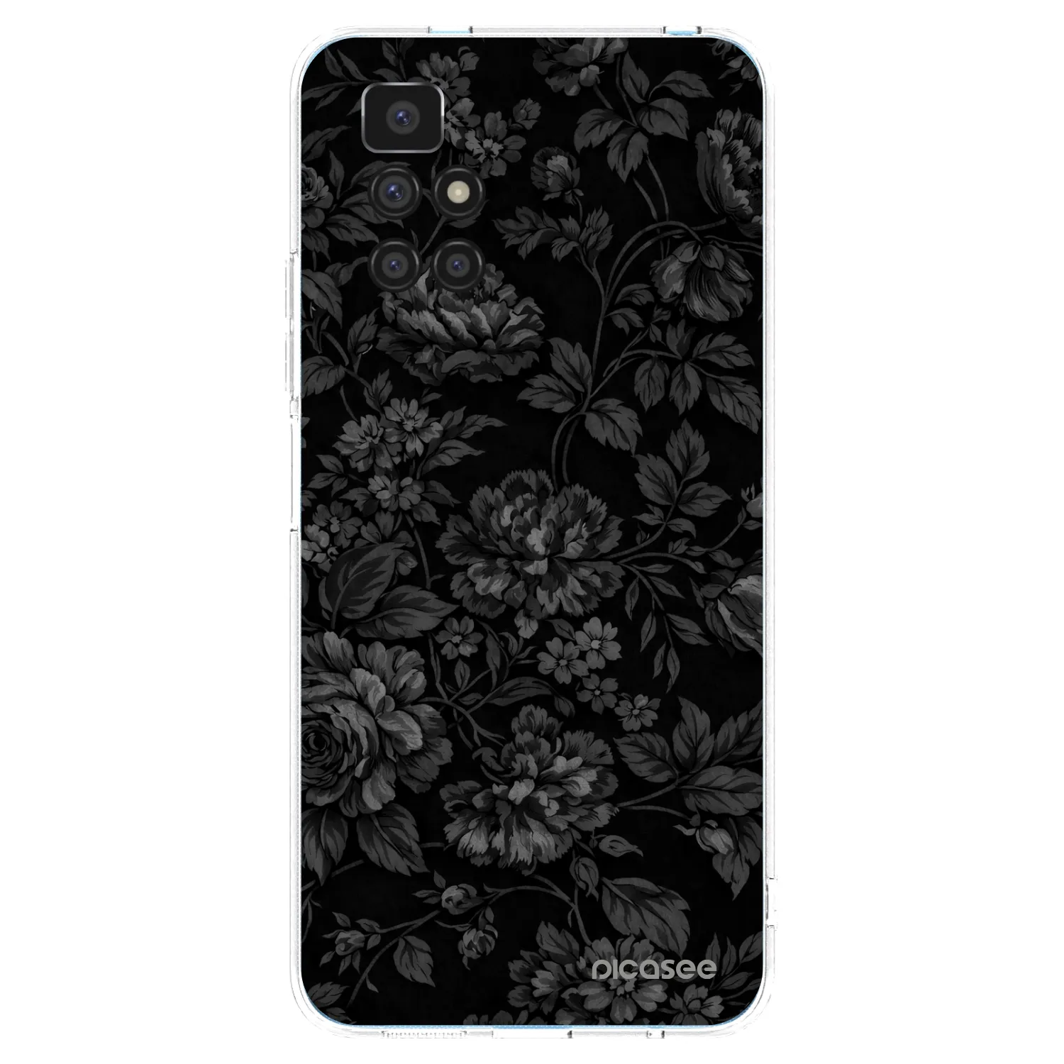 Picasee átlátszó szilikon tok az alábbi mobiltelefonokra Xiaomi Redmi 10 - Dark Romance