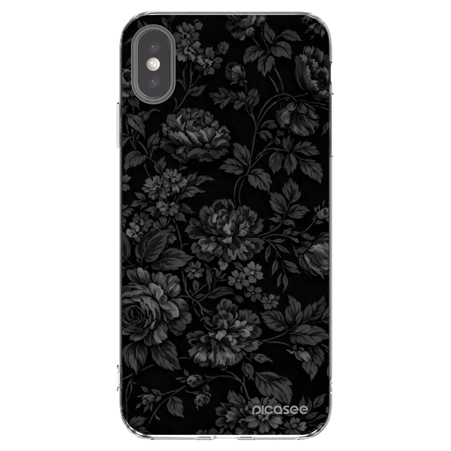 Picasee átlátszó szilikon tok az alábbi mobiltelefonokra Apple iPhone XS Max - Dark Romance