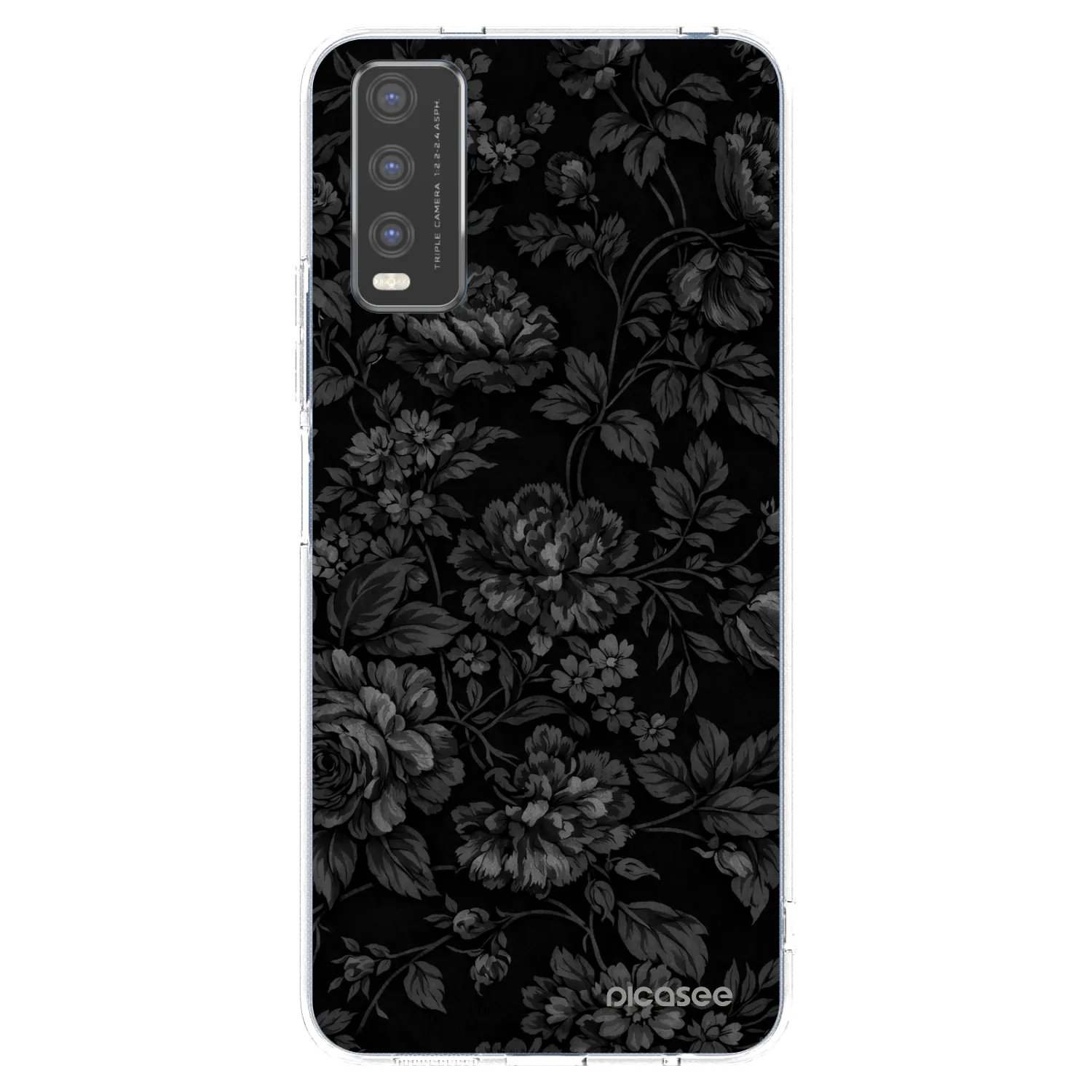 Picasee átlátszó szilikon tok az alábbi mobiltelefonokra Vivo Y20s - Dark Romance