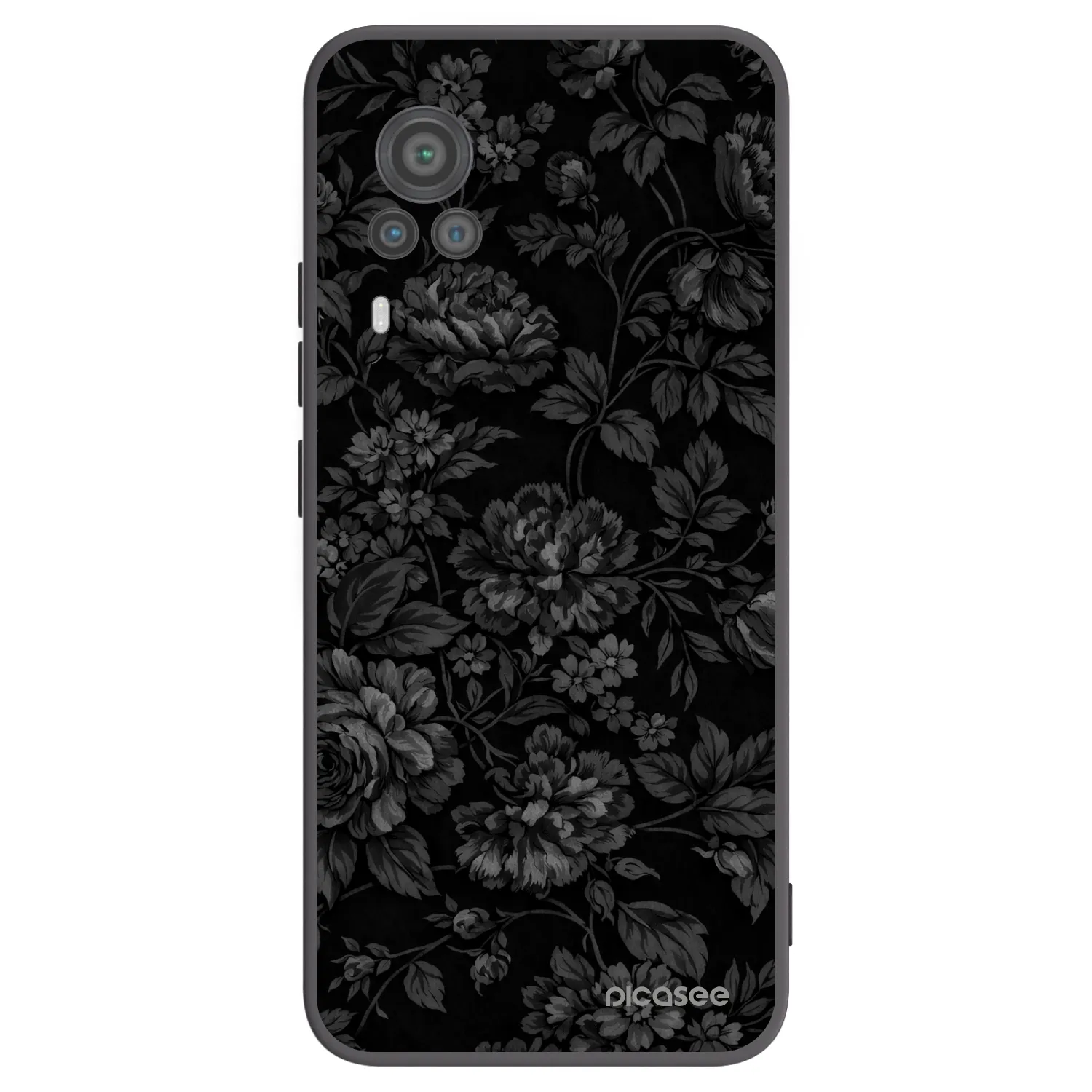 Picasee fekete szilikon tok az alábbi mobiltelefonokra Vivo X60 Pro 5G - Dark Romance