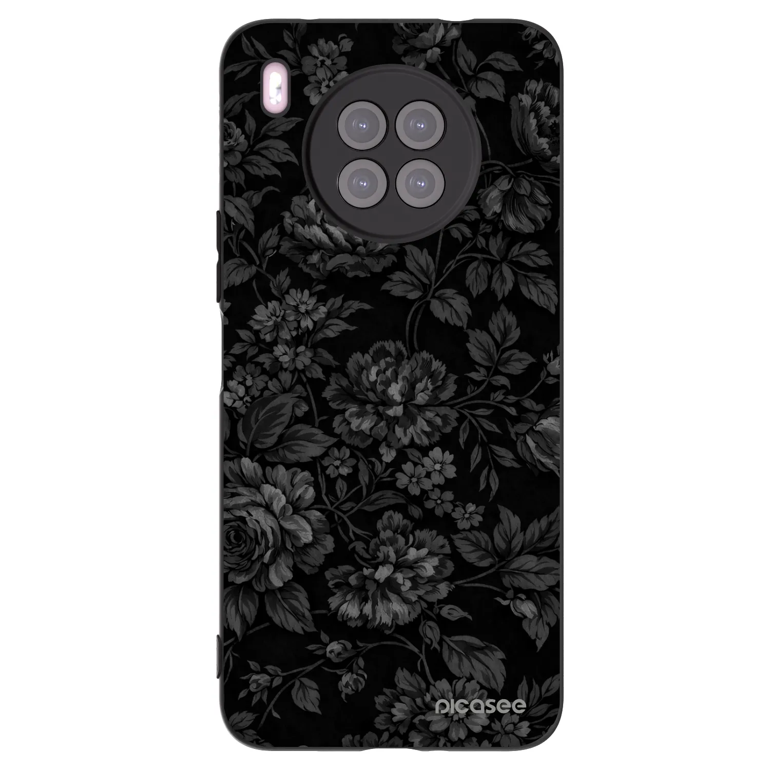 Picasee fekete szilikon tok az alábbi mobiltelefonokra Huawei Nova 8i - Dark Romance