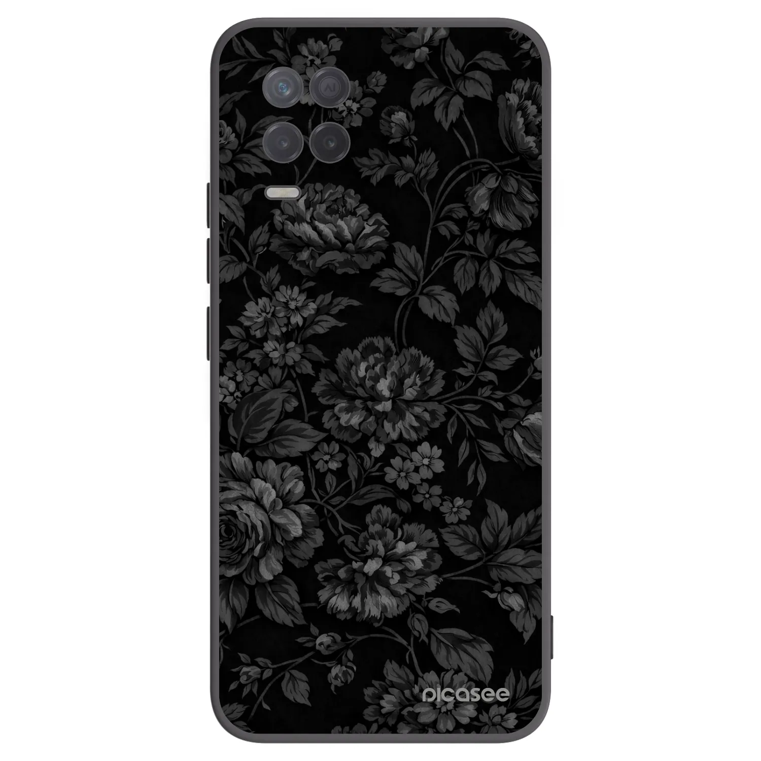 Picasee fekete szilikon tok az alábbi mobiltelefonokra Realme 8 5G - Dark Romance