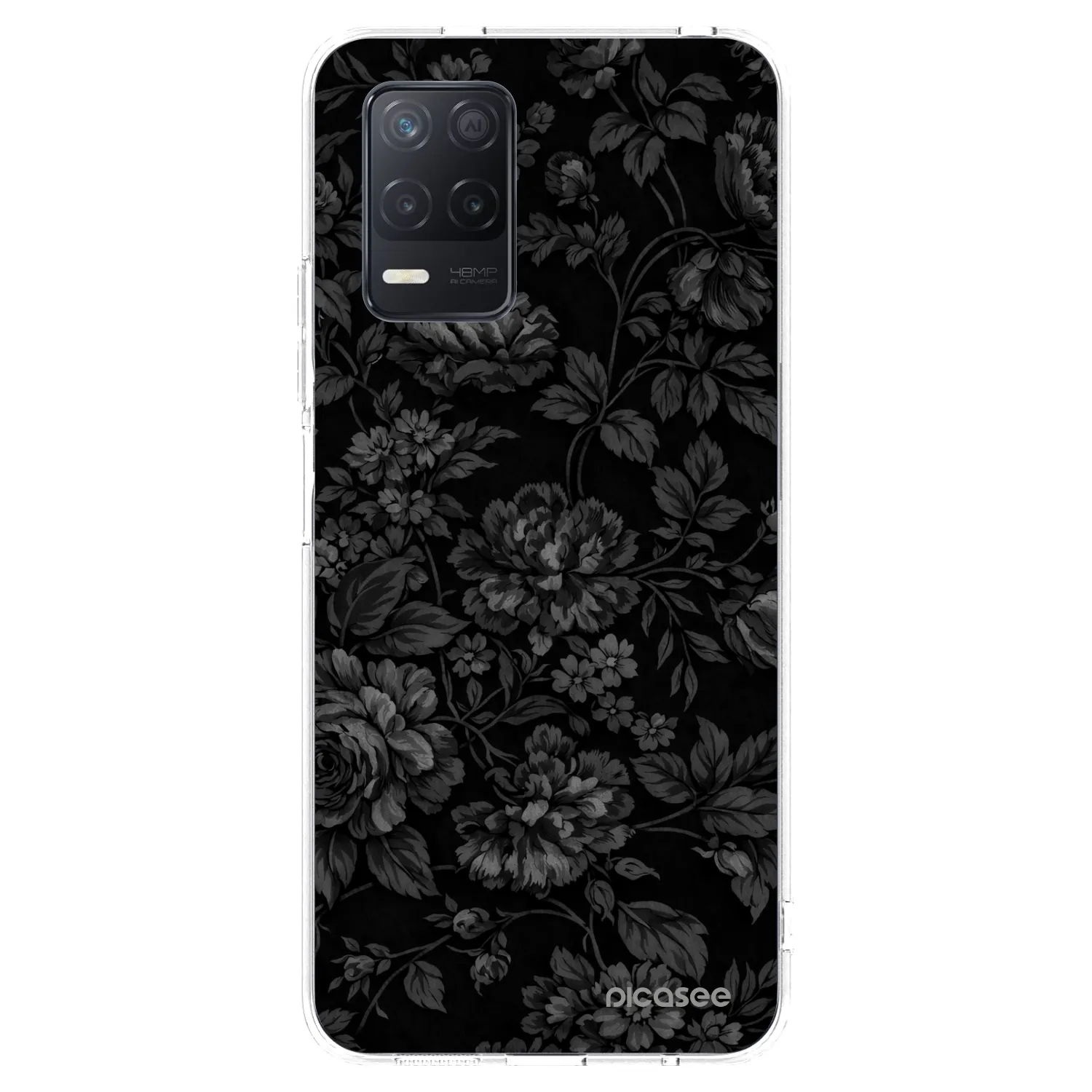 Picasee átlátszó szilikon tok az alábbi mobiltelefonokra Realme 8 5G - Dark Romance