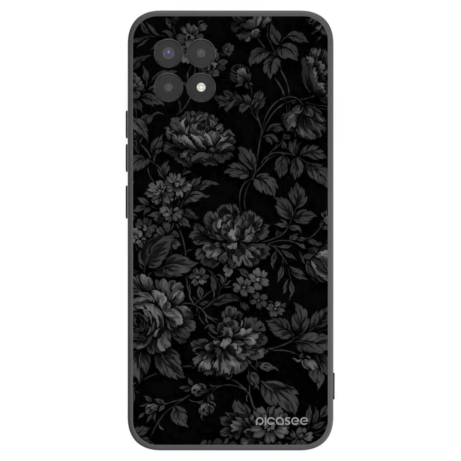 Picasee fekete szilikon tok az alábbi mobiltelefonokra Realme 8i - Dark Romance