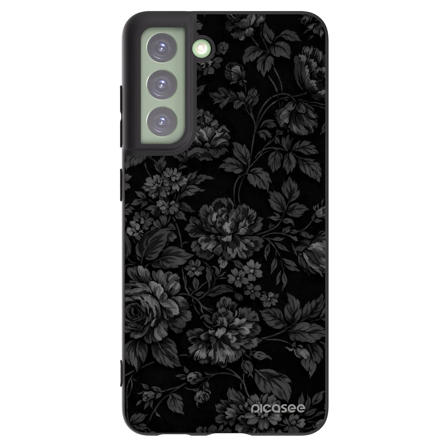 Picasee fekete szilikon tok az alábbi mobiltelefonokra Samsung Galaxy S21 FE 5G - Dark Romance