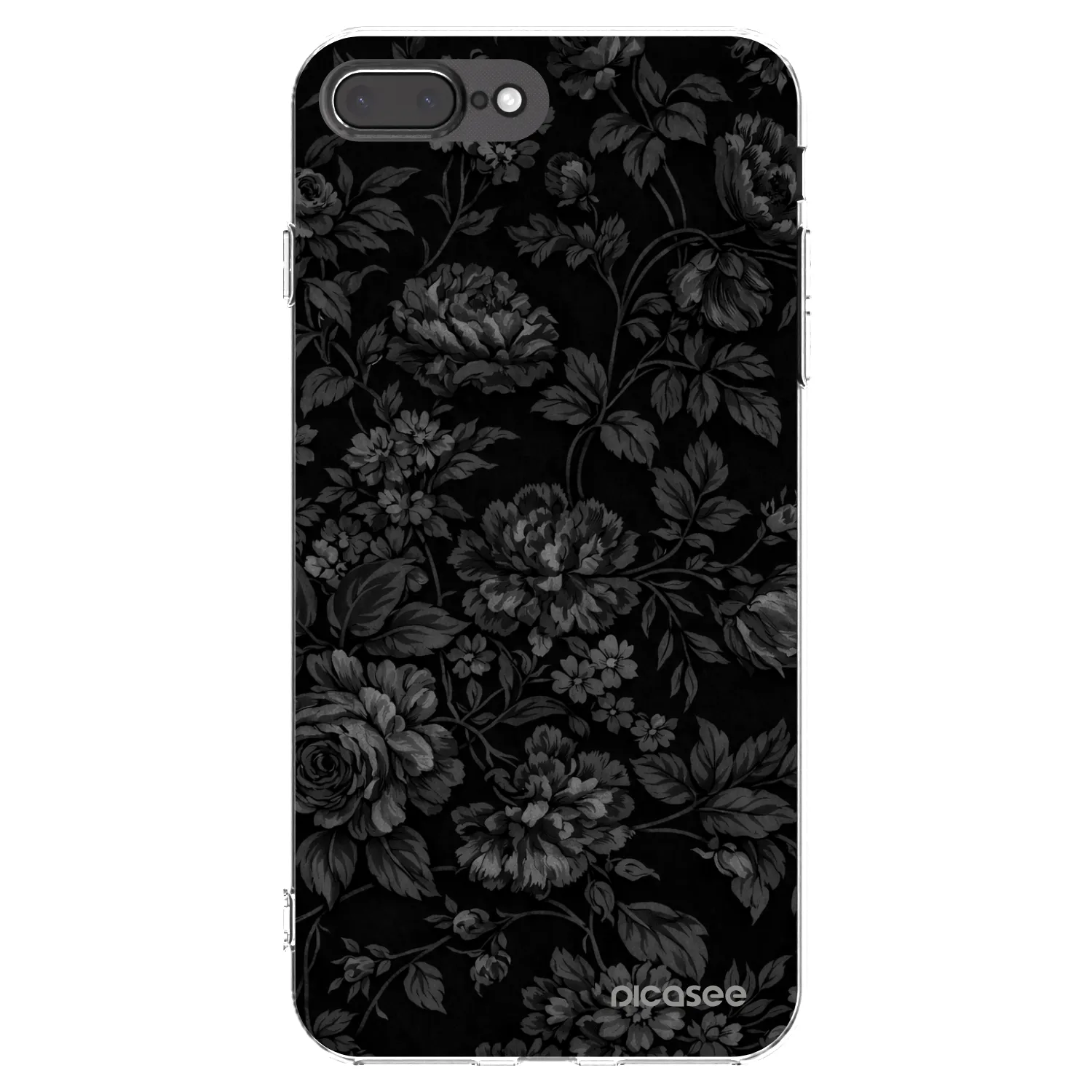 Picasee átlátszó szilikon tok az alábbi mobiltelefonokra Apple iPhone 7 Plus - Dark Romance