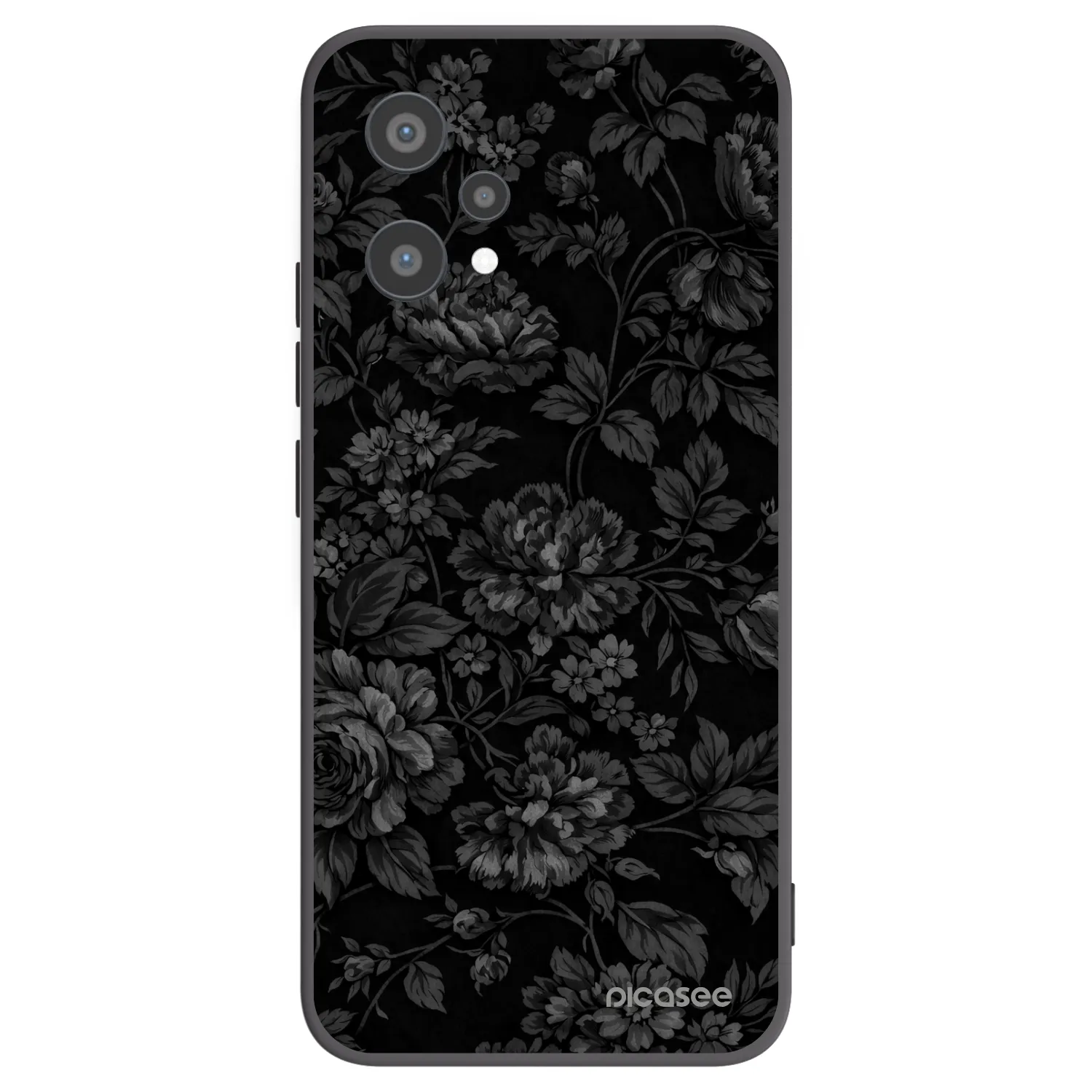 Picasee fekete szilikon tok az alábbi mobiltelefonokra Realme 9 Pro 5G - Dark Romance