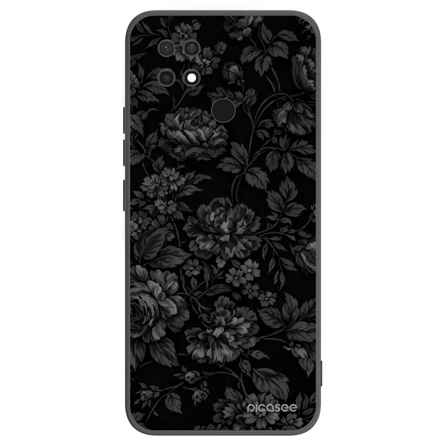 Picasee fekete szilikon tok az alábbi mobiltelefonokra Xiaomi Redmi 10C - Dark Romance