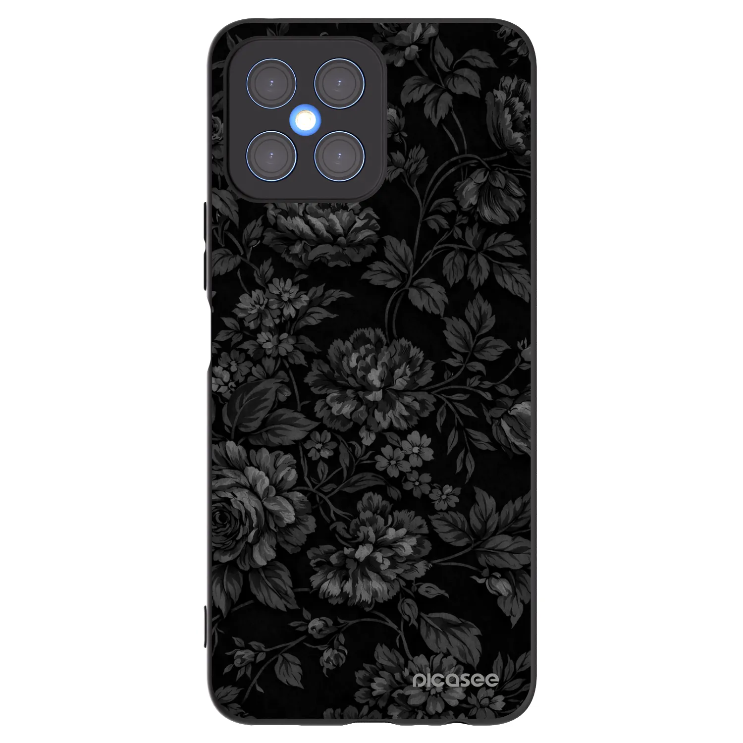 Picasee fekete szilikon tok az alábbi mobiltelefonokra Honor X8 4G - Dark Romance