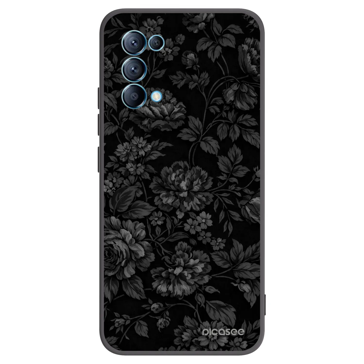 Picasee fekete szilikon tok az alábbi mobiltelefonokra OPPO Reno 5 5G - Dark Romance