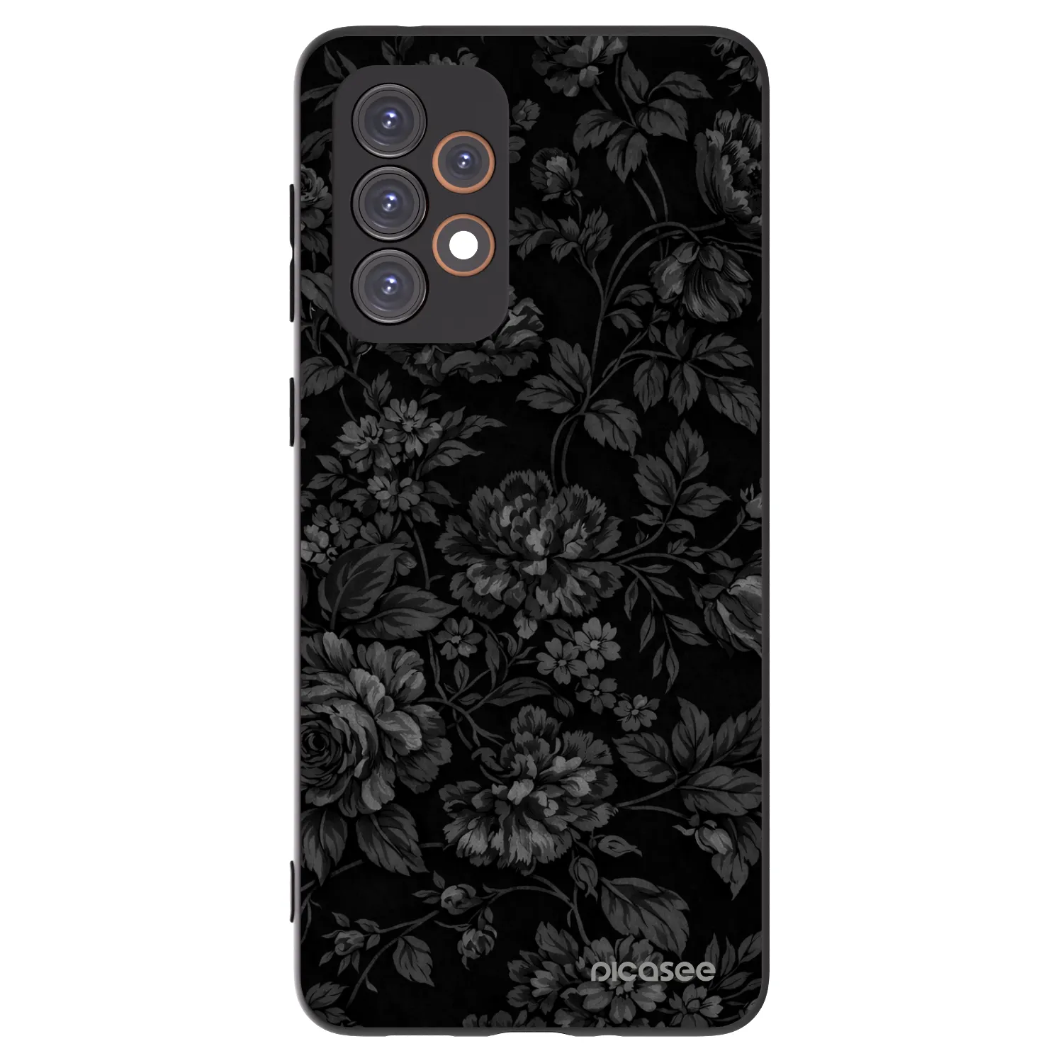 Picasee fekete szilikon tok az alábbi mobiltelefonokra Samsung Galaxy A33 5G A336 - Dark Romance