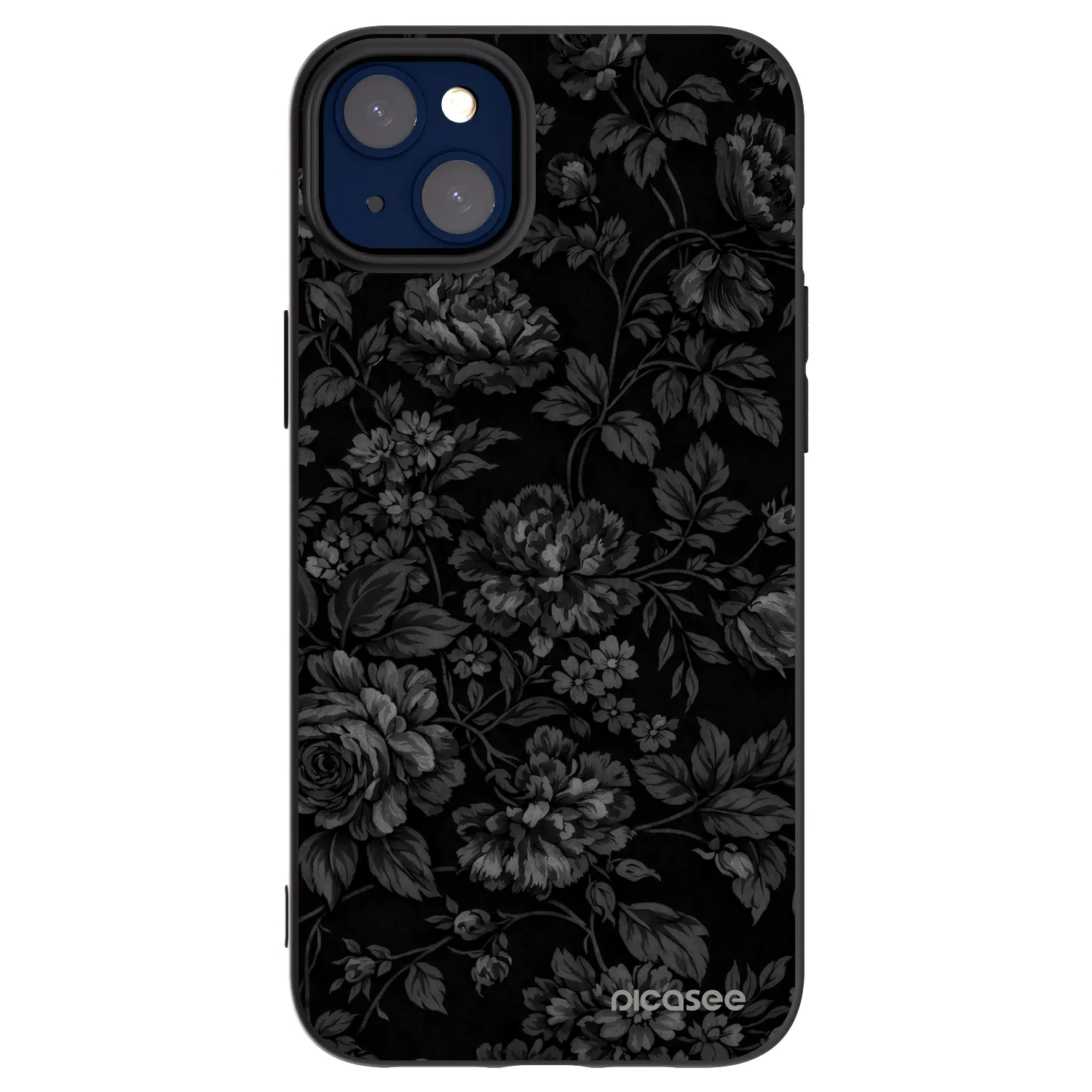 Picasee fekete szilikon tok az alábbi mobiltelefonokra Apple iPhone 14 Plus - Dark Romance