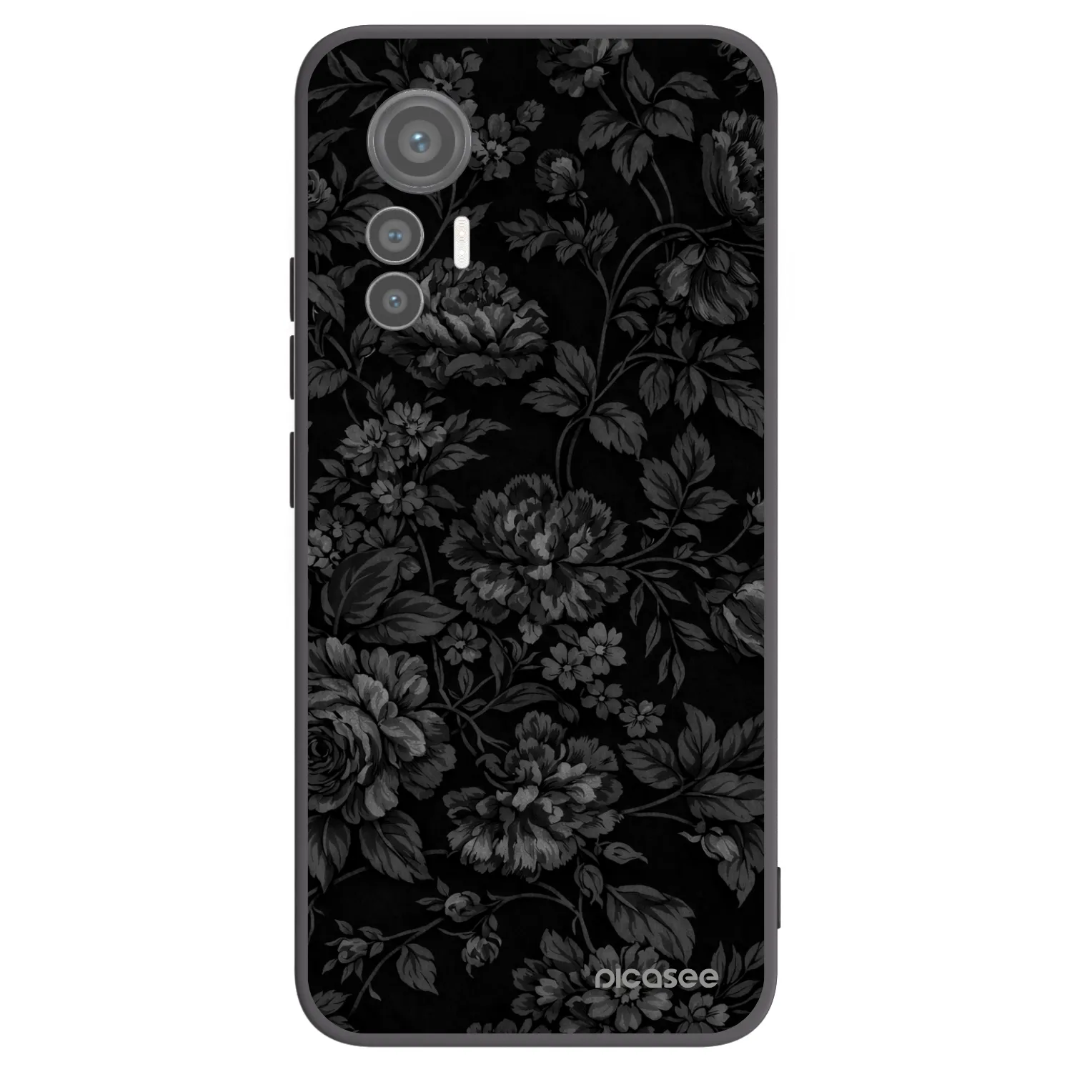 Picasee fekete szilikon tok az alábbi mobiltelefonokra Xiaomi 12 Lite - Dark Romance