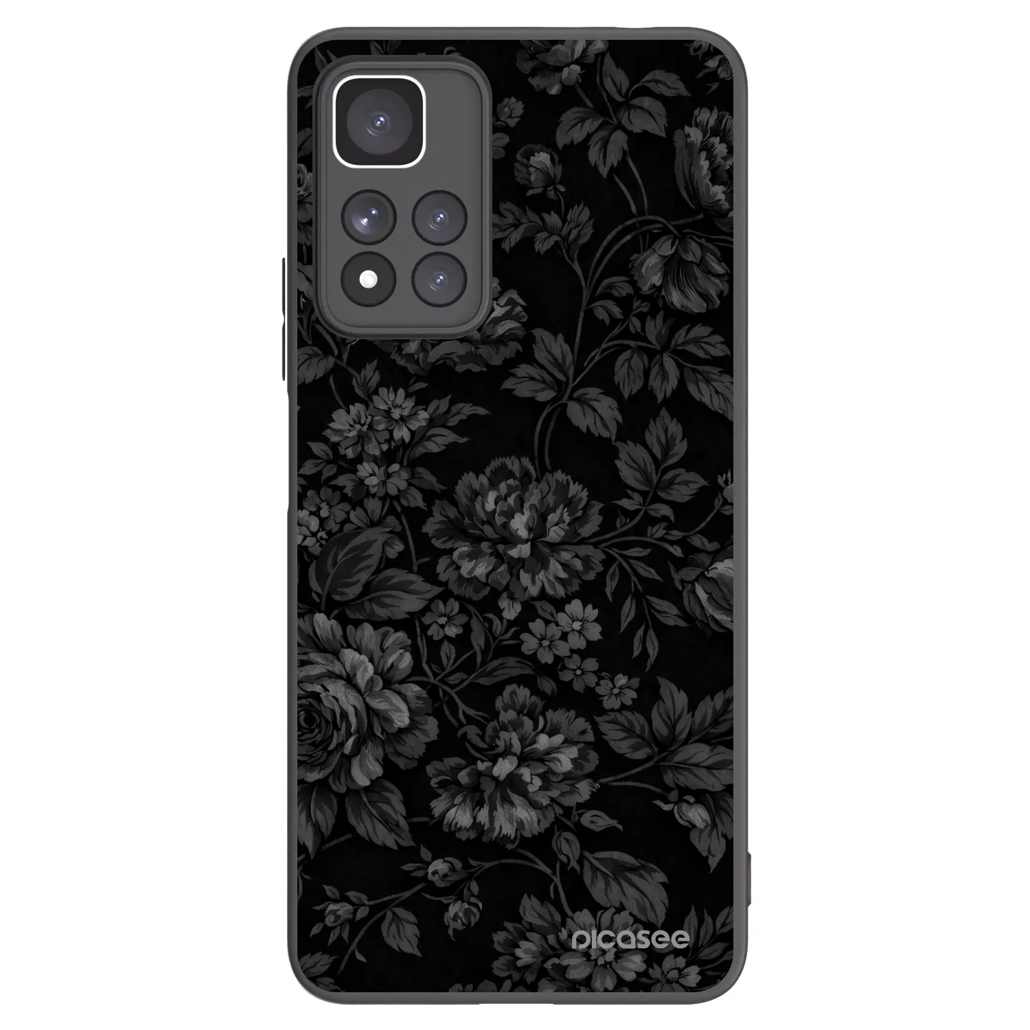 Picasee fekete szilikon tok az alábbi mobiltelefonokra Xiaomi Redmi Note 11 Pro+ 5G - Dark Romance