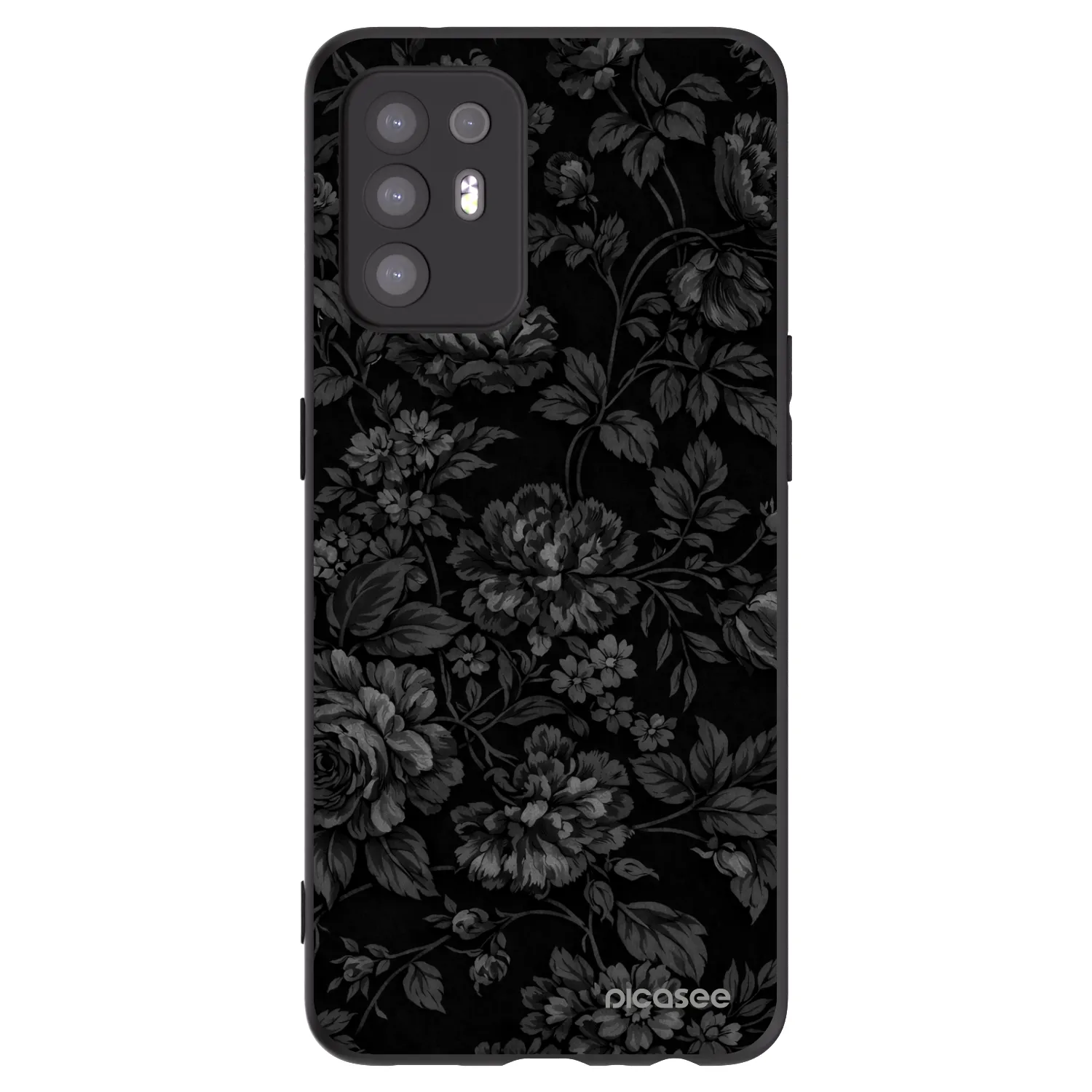 Picasee fekete szilikon tok az alábbi mobiltelefonokra OPPO A94 5G - Dark Romance