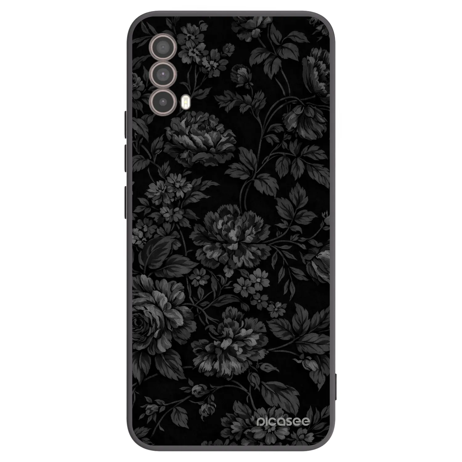 Picasee fekete szilikon tok az alábbi mobiltelefonokra Motorola Moto E40 - Dark Romance
