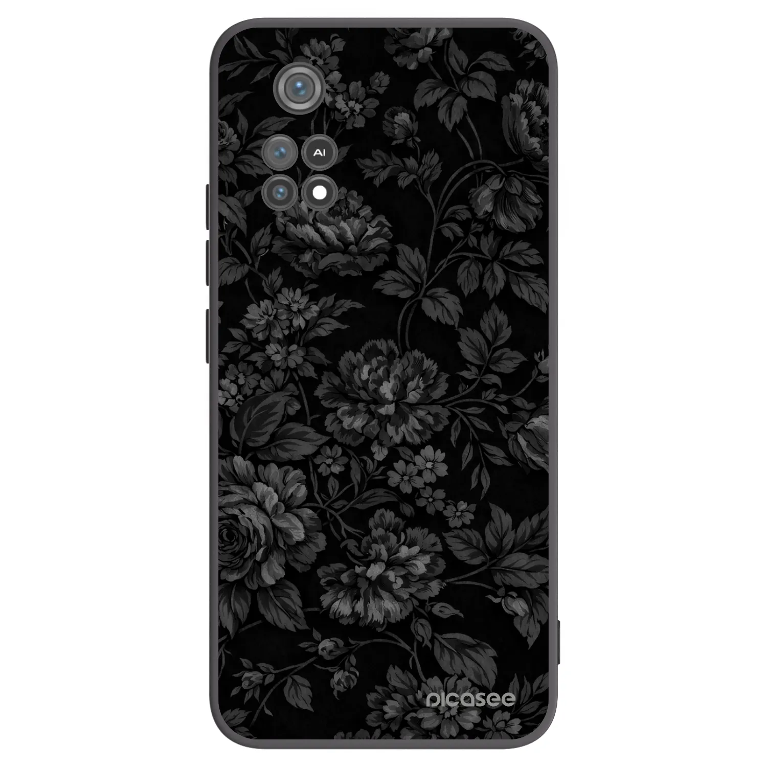 Picasee fekete szilikon tok az alábbi mobiltelefonokra Xiaomi Poco M4 Pro - Dark Romance