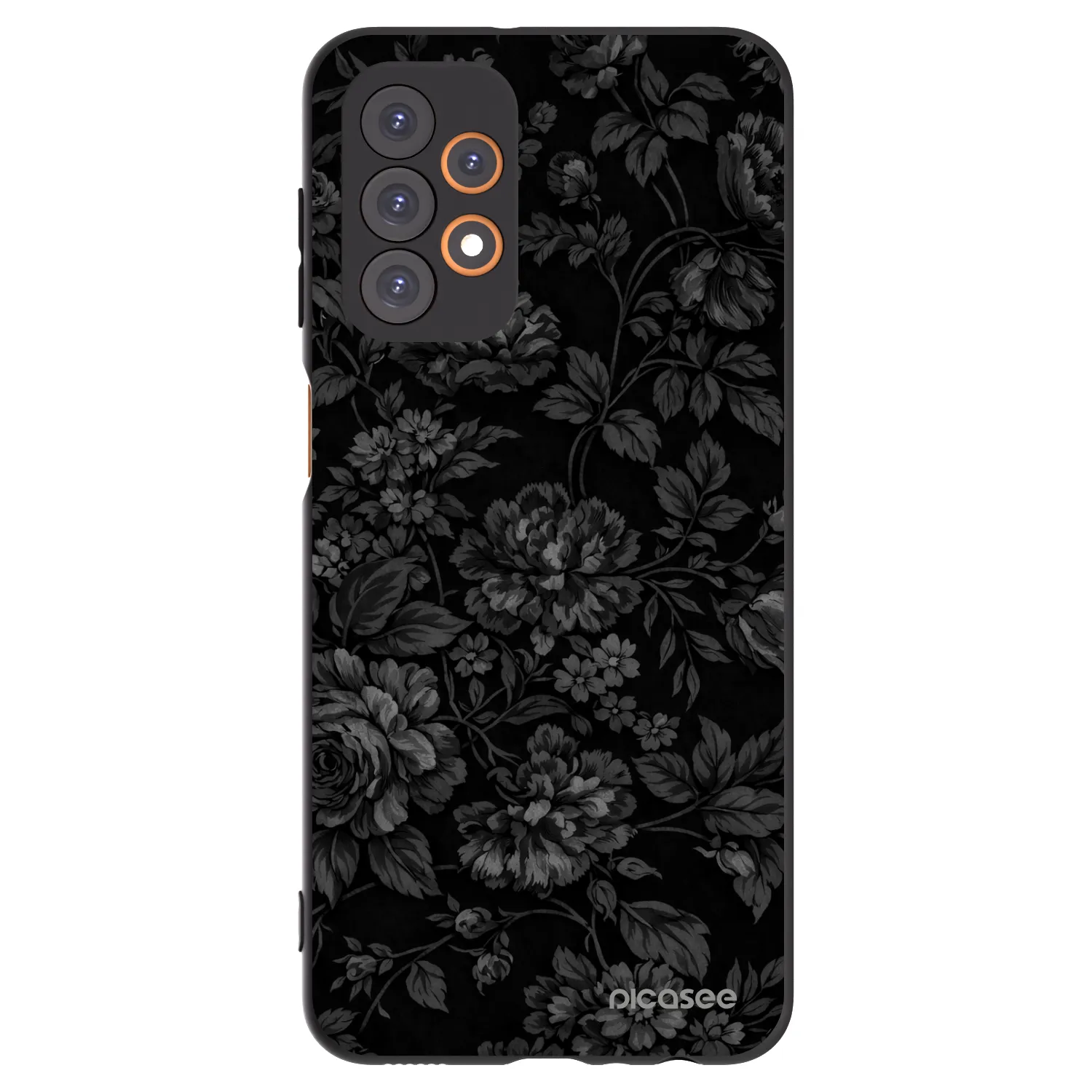Picasee fekete szilikon tok az alábbi mobiltelefonokra Samsung Galaxy A23 A236B 5G - Dark Romance