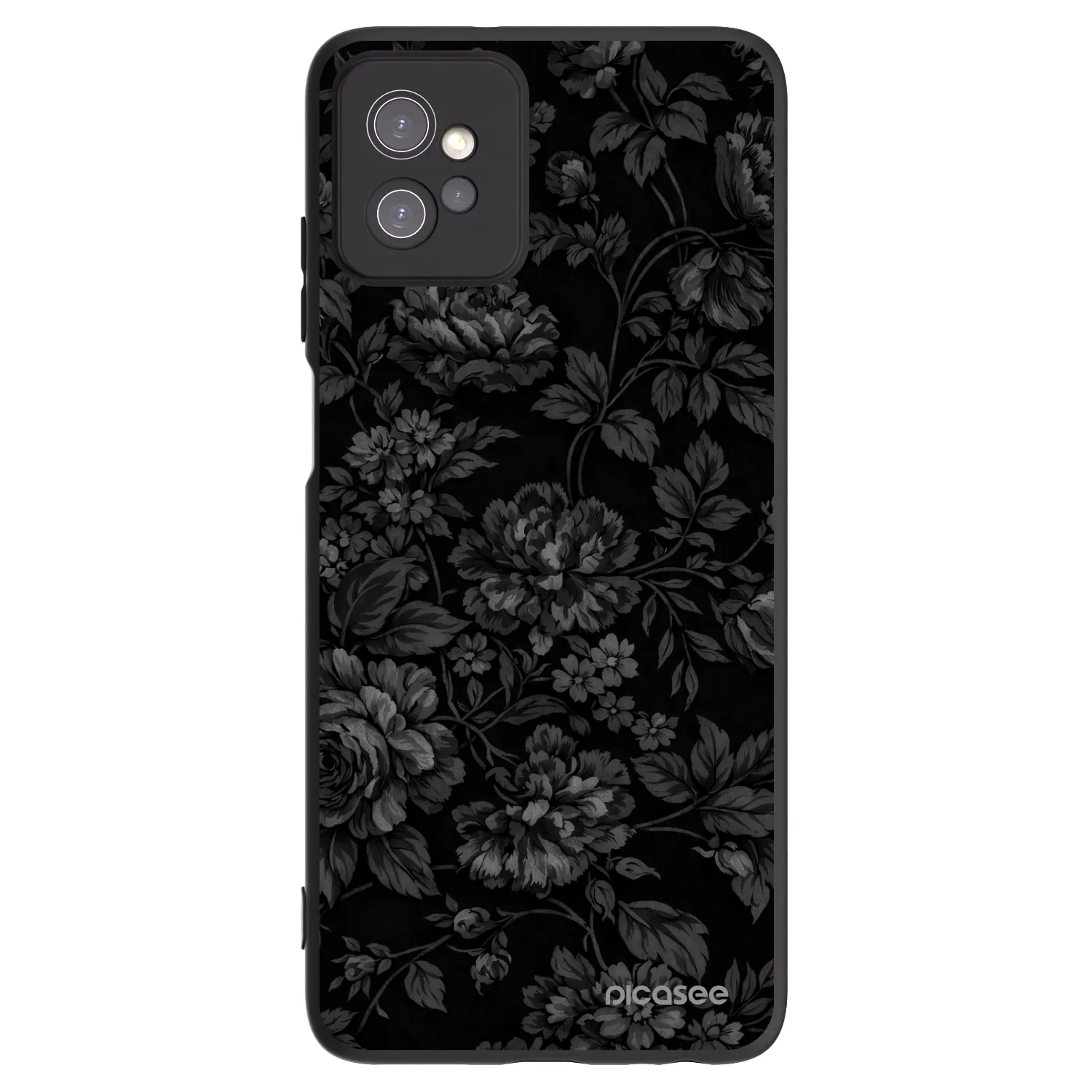 Picasee fekete szilikon tok az alábbi mobiltelefonokra Motorola Moto G32 - Dark Romance
