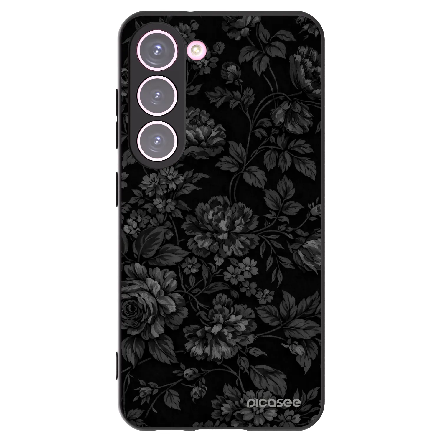 Picasee fekete szilikon tok az alábbi mobiltelefonokra Samsung Galaxy S23 5G - Dark Romance