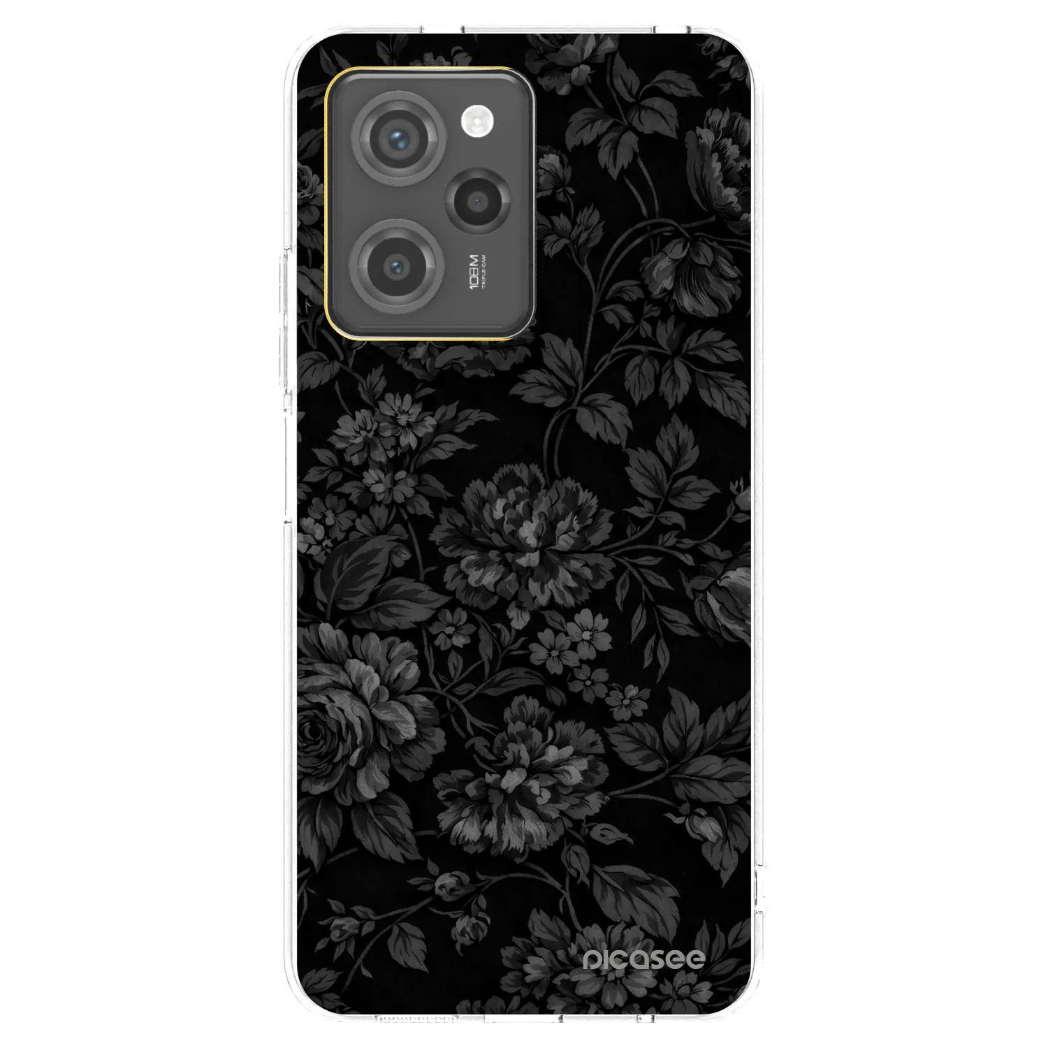 Picasee fekete szilikon tok az alábbi mobiltelefonokra Xiaomi Poco X5 Pro - Dark Romance