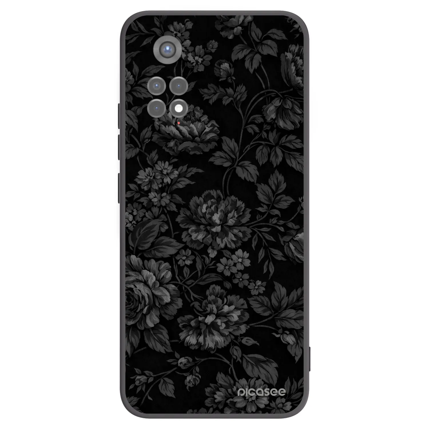 Picasee fekete szilikon tok az alábbi mobiltelefonokra Xiaomi Redmi Note 11S 5G - Dark Romance