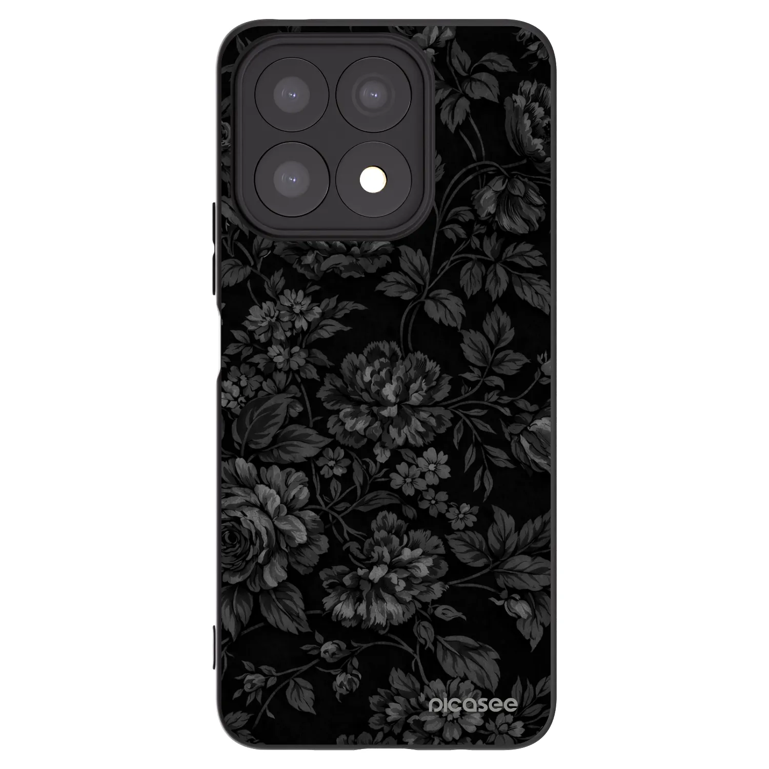 Picasee fekete szilikon tok az alábbi mobiltelefonokra Honor X8a - Dark Romance