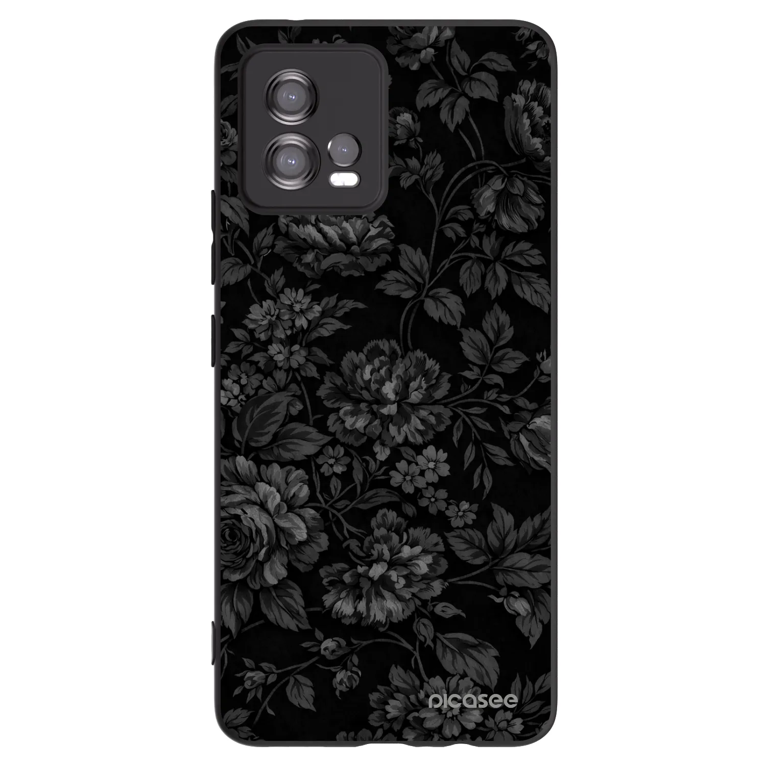 Picasee fekete szilikon tok az alábbi mobiltelefonokra Motorola Moto G72 - Dark Romance