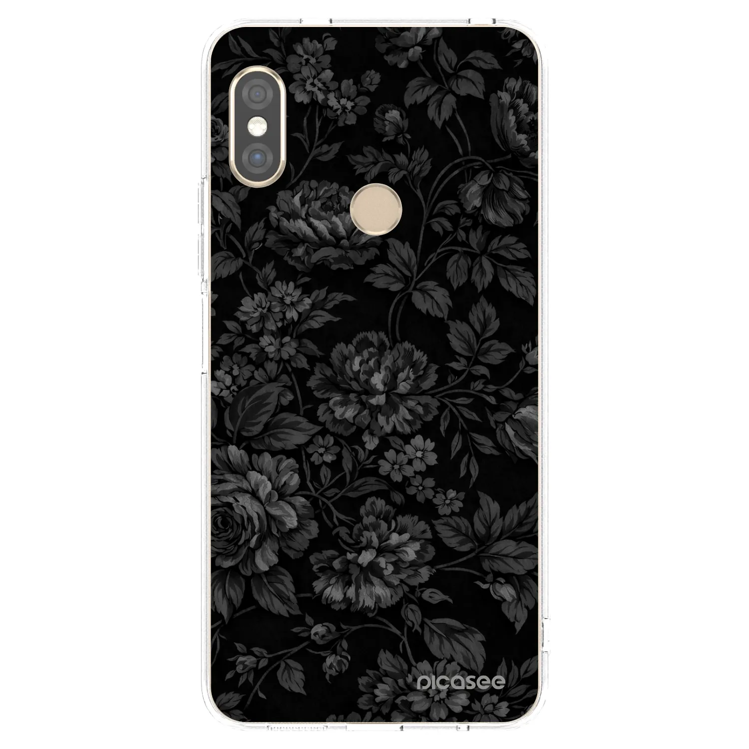 Picasee átlátszó szilikon tok az alábbi mobiltelefonokra Xiaomi Redmi Note 5 Global - Dark Romance