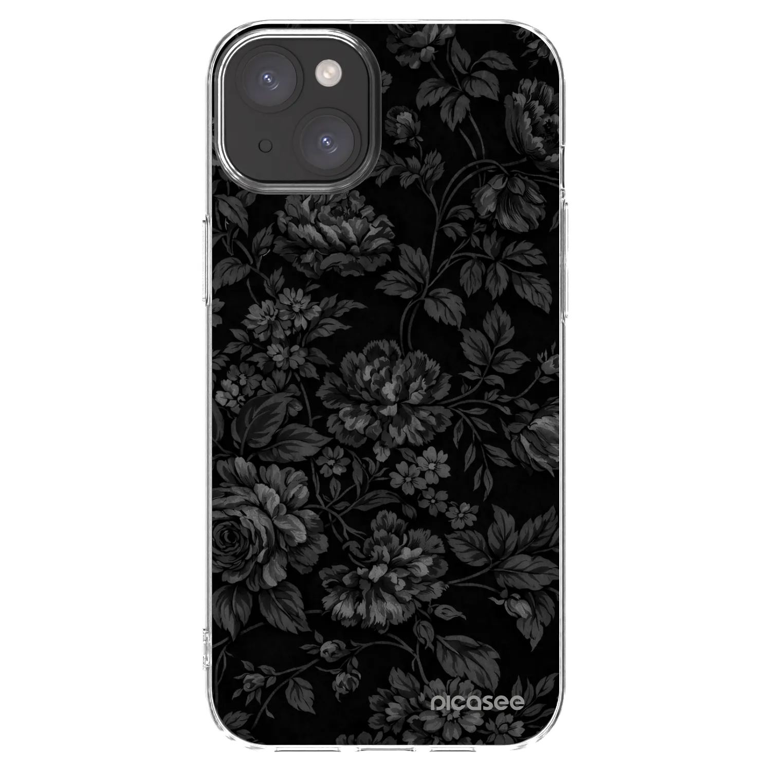 Picasee átlátszó szilikon tok az alábbi mobiltelefonokra Apple iPhone 15 Plus - Dark Romance
